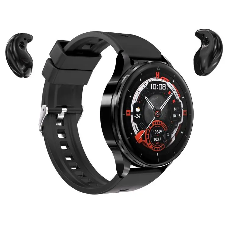 X10 Pro Smart Watch & Sleep TWS Earphones, 1.45 inch Screen, Support Bluetooth Call / Heart Rate(Black)