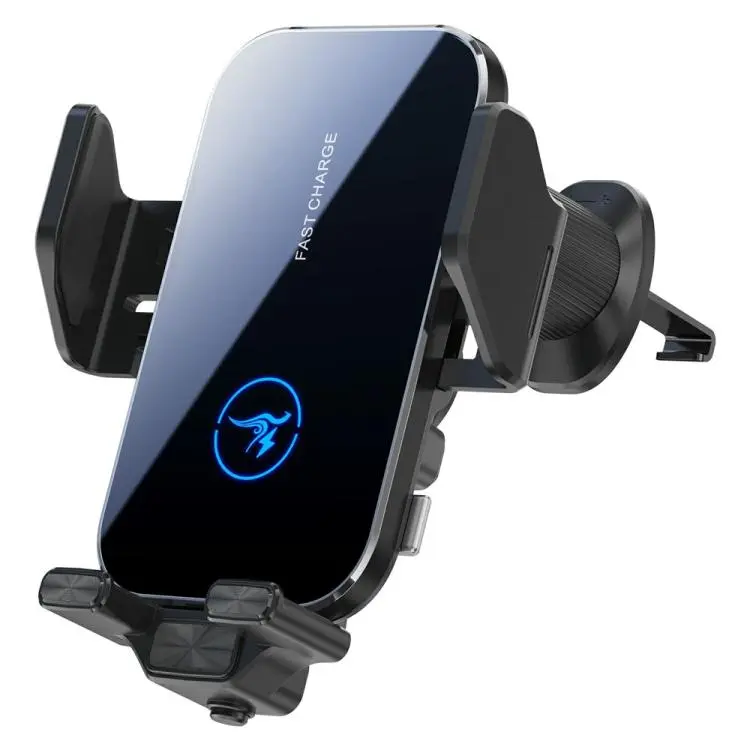 X14 15W Qi Wireless Car Charger 360-Degree Rotatable Air Vent Phone Holder(Black)