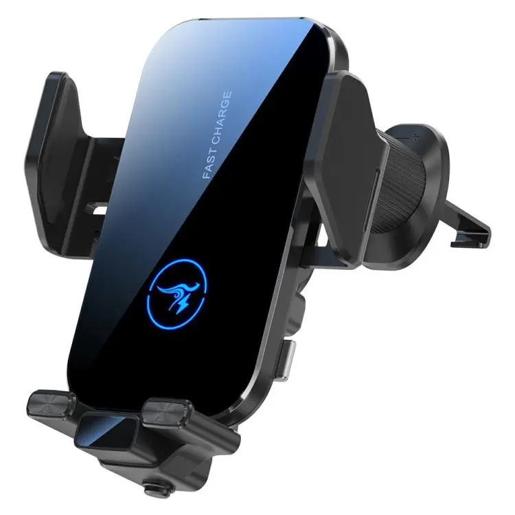 X14s 15W Wireless Car Charger 360 Degree Rotating Auto-Clamping Vent Mount Phone Holder(Tarnish)