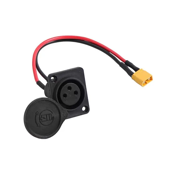 X1673 For INOKIM OXO OX Electrical Scooter Power Port XLR Cannon 3-Pin Charging Socket