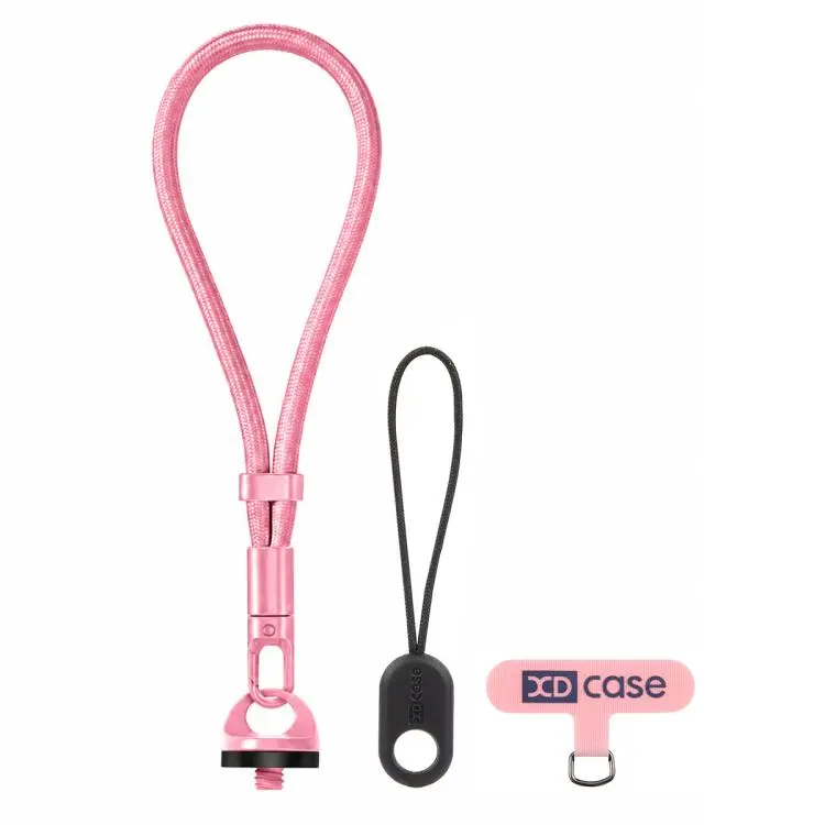 XDcase 4-in-1 Set Camera Wrist Strap Phone Lanyard for DJI, Insta360, GoPro and Other Action Cameras(Pink)