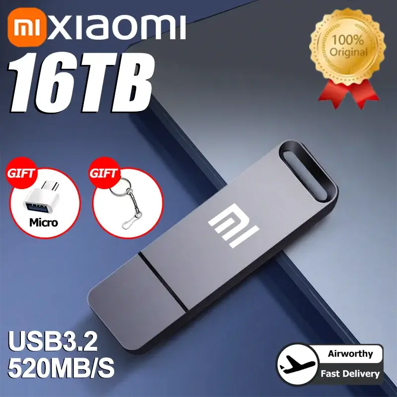 Xiaomi – Clé USB 3.2 16TB + Adaptateur Micro USB OFFERT