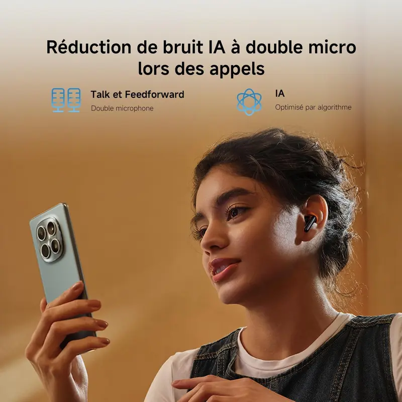 Xiaomi Redmi Buds 8 Active – Écouteurs Bluetooth 5.4, 37h, IP54 | Noir