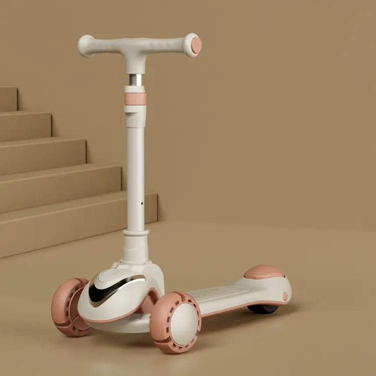 XOEYU K8 Multifunctional Adjustable Folding Children Scooter with Music and Lights, Color