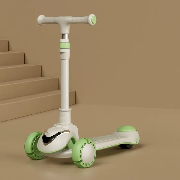 XOEYU K8 Multifunctional Adjustable Folding Children Scooter with Music and Lights, Color