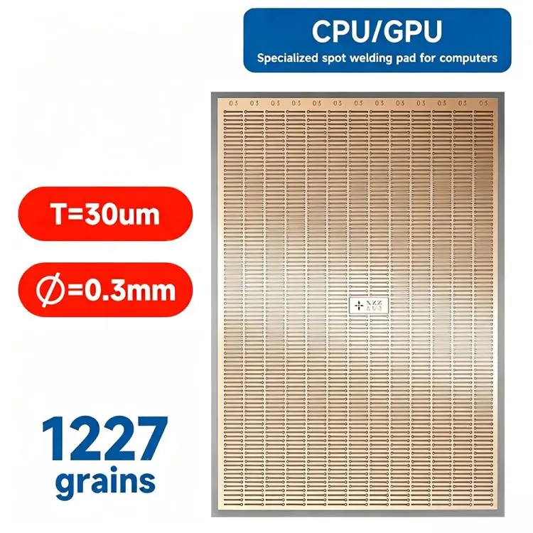 XZZ CPU / GPU Computer-Specific Spot Welding Pads, Style
