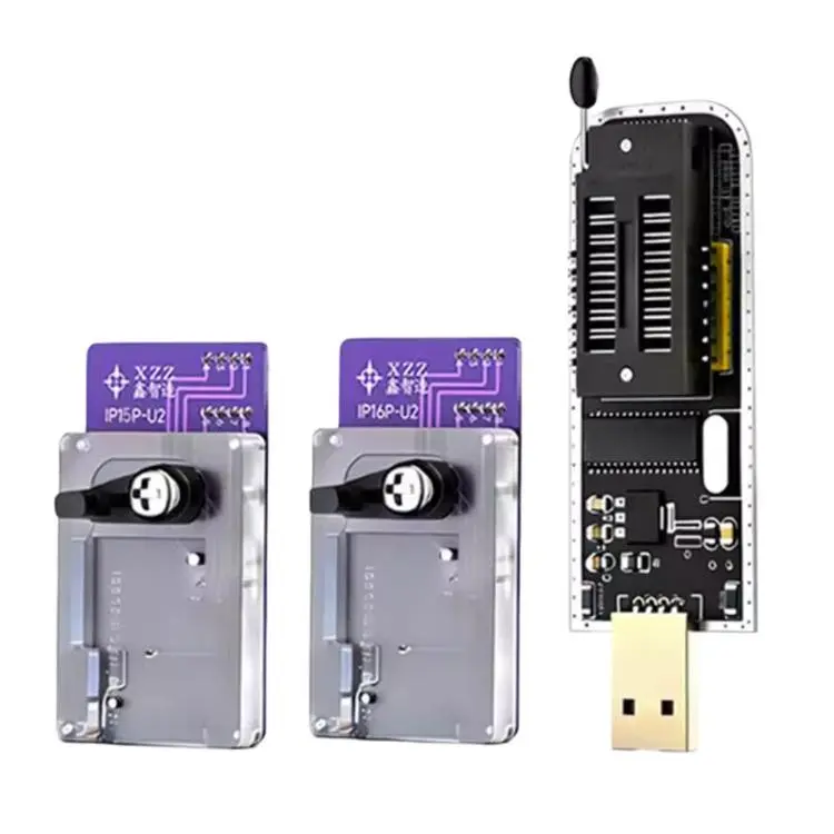 XZZ U2 Charging Chip Reader Writer Fixture With CH341A Programmer For iPhone 15 Pro / 15 Pro Max / 16 Pro, Spec