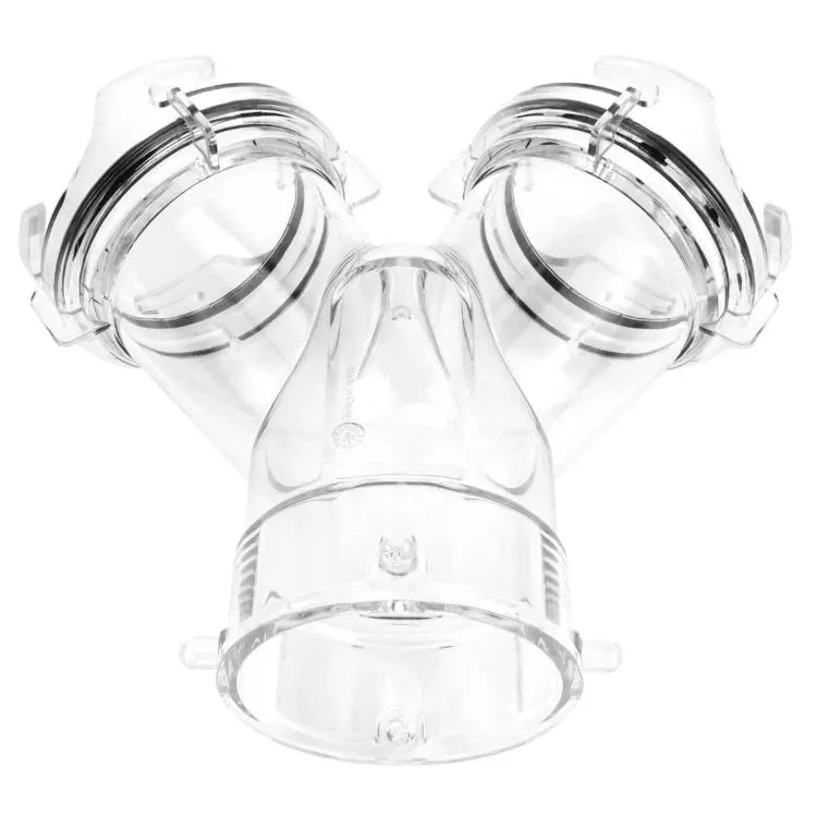 Y-type RV Transparent Drain Pipe With Longitudinal Tee Interface For Branch Pipe(CP-1138)
