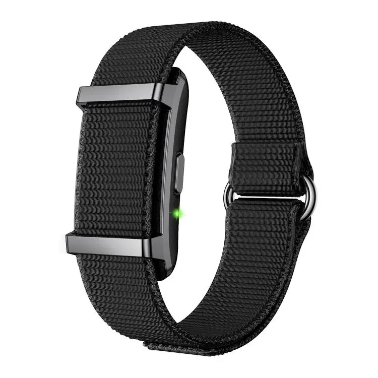 Y25 Screenless BT Smart Bracelet Nylon Strap, Support Sleep / Heart Rate Monitoring / Exercise Data Records(Black)