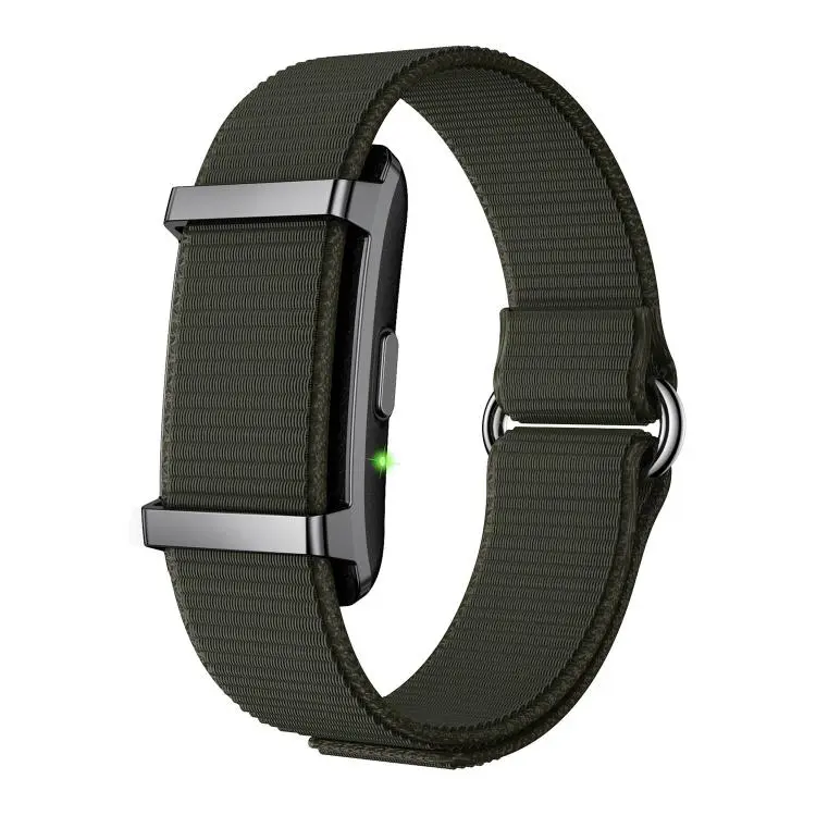 Y25 Screenless BT Smart Bracelet Nylon Strap, Support Sleep / Heart Rate Monitoring / Exercise Data Records(Green)