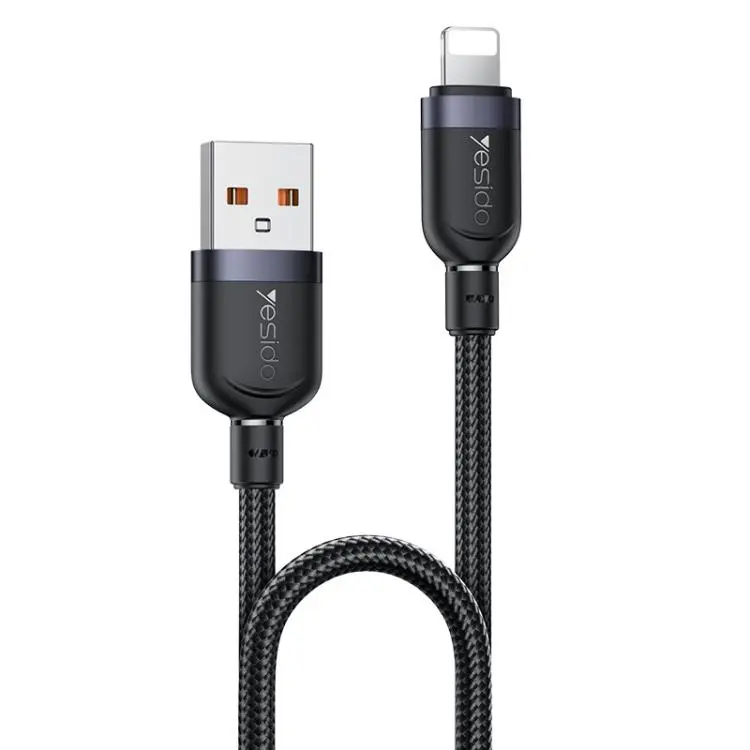 Yesido CA132L 12W 2.4A USB to 8 Pin Charging Data Cable, Length
