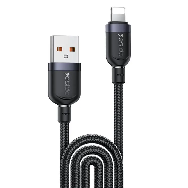 Yesido CA134L 12W 2.4A USB to 8 Pin Charging Data Cable, Length