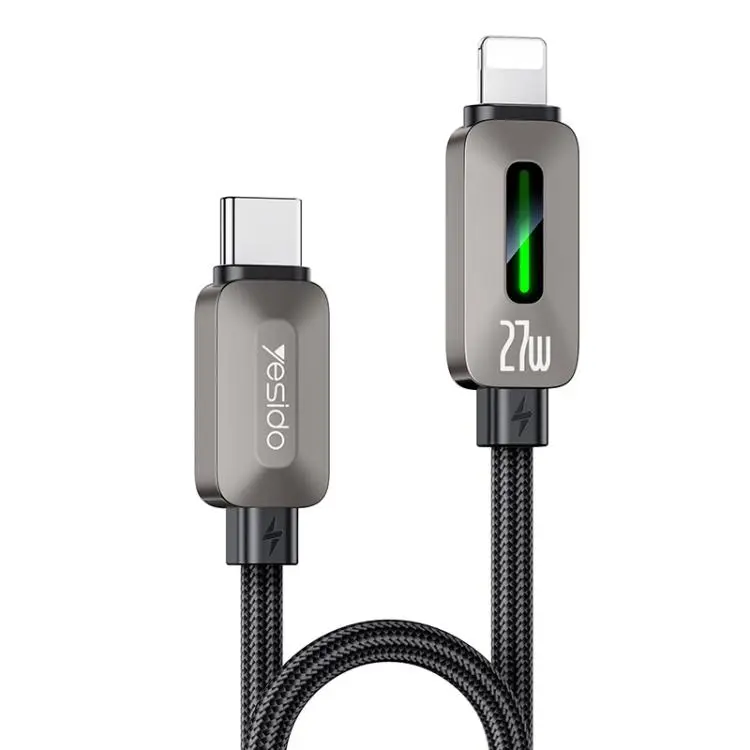 Yesido CA199 27W Type-C to 8 Pin Streamer Light Data Cable, Length