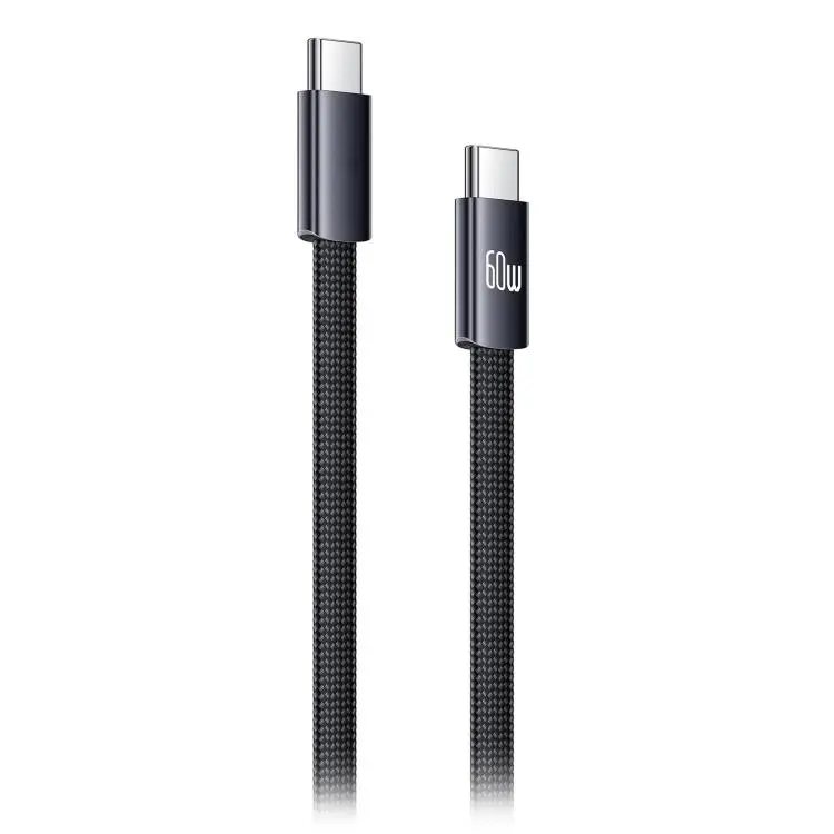 Yesido CA206 60W Type-C to Type-C Super Fast Charging Braided Data Cable, Length