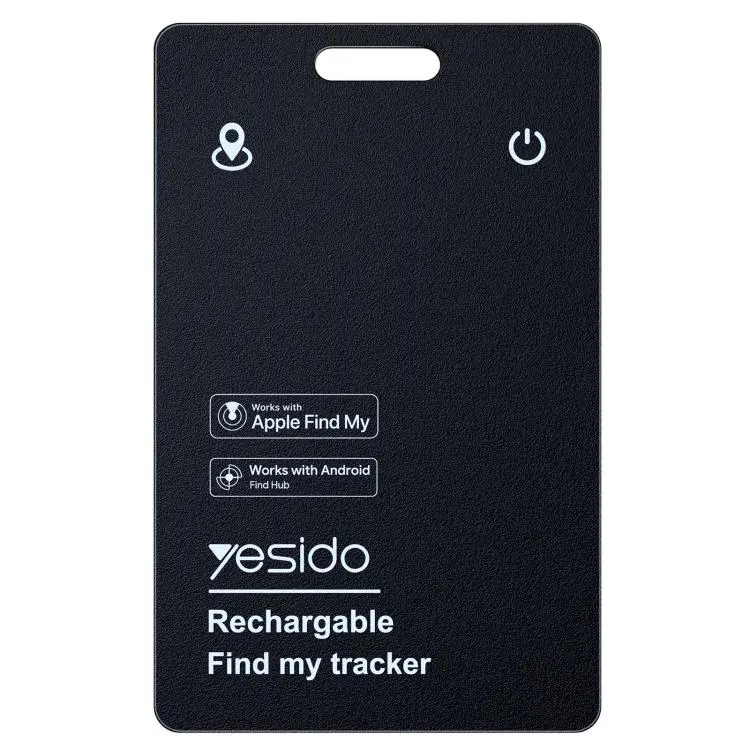 Yesido EC37 Findmy & Find Hub Dual System Anti-Loss Device (Black)