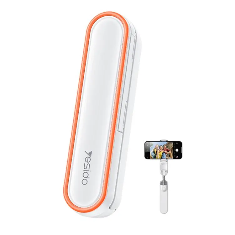 Yesido SF33 Multifunctional Mini Bluetooth Remote Control Selfie Stick(White)