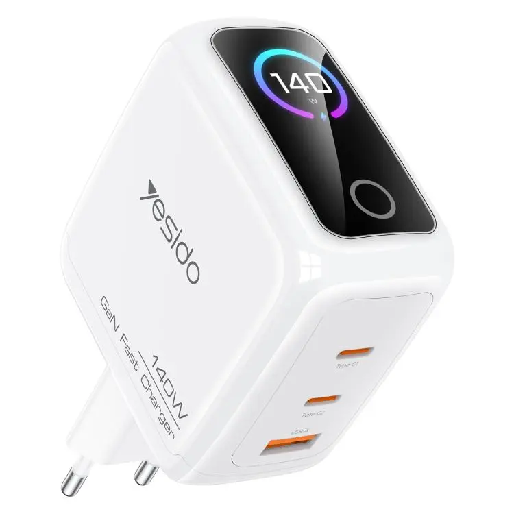 Yesido YC114 140W Dynamic Digital Display Charger, Plug