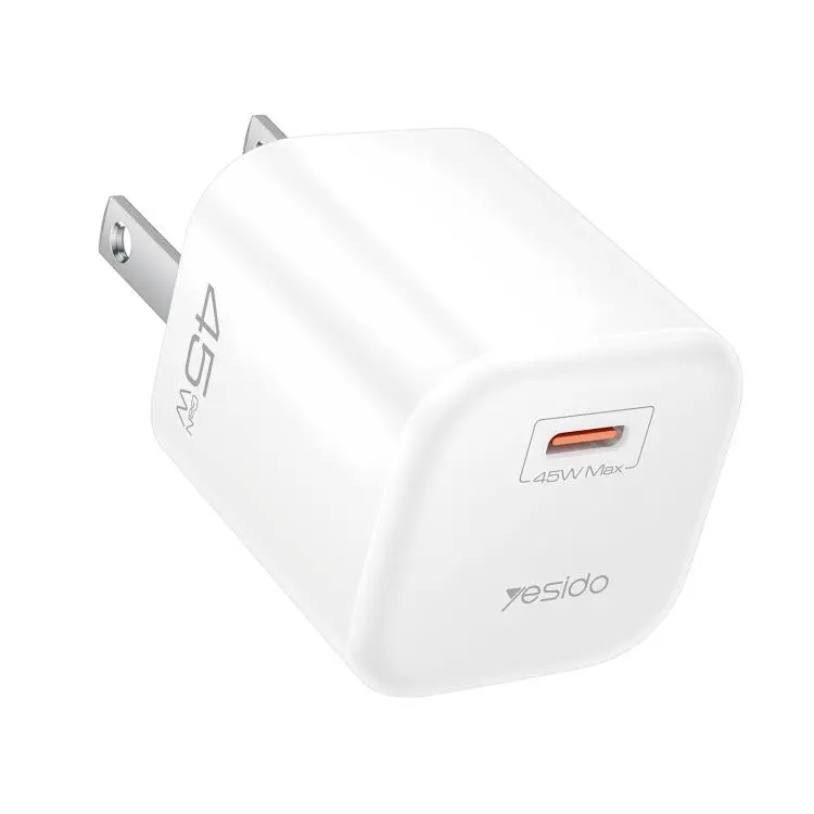 Yesido YC26U PD45W GaN Type-C Fast Charger with Type-C to Type-C Cable, Plug