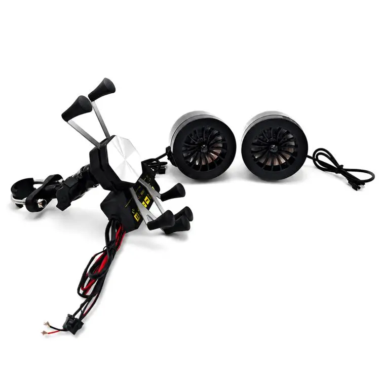 YL-B66 12V Motorcycle Bluetooth Speaker Phone Navigation Holder, Style