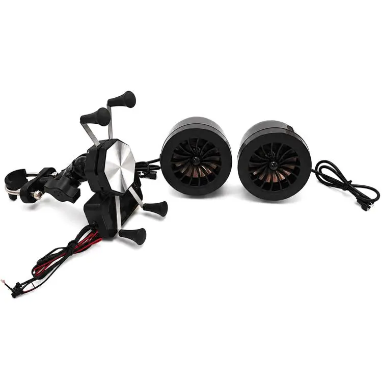 YL-B66 12V Motorcycle Bluetooth Speaker Phone Navigation Holder, Style