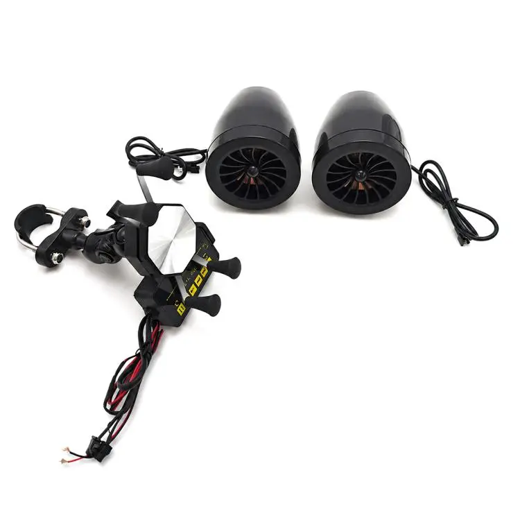 YL-B66 12V Motorcycle Bluetooth Speaker Phone Navigation Holder, Style