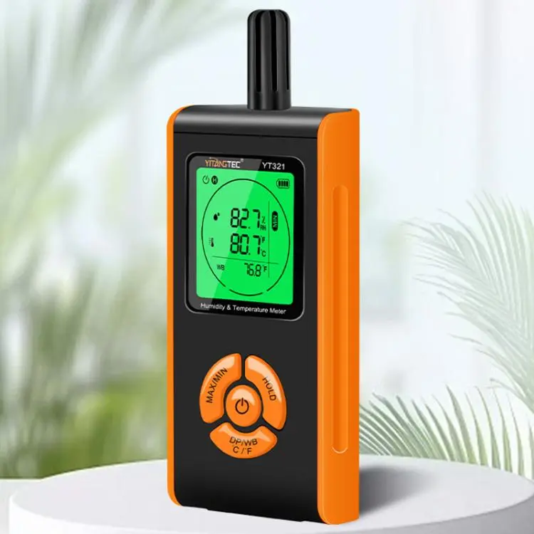 YT321 Digital Temperature and Humidity Meter(Orange)