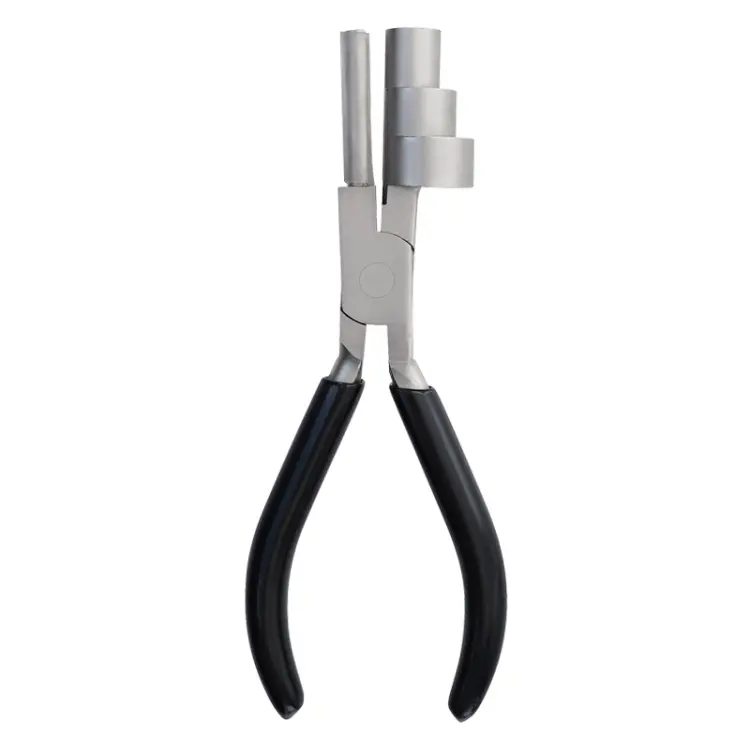 ZB37H 3 In 1 6 Inch Flat Mouth Round Nose Pliers Mini DIY Jewelry Pliers Hand-Wound Pliers