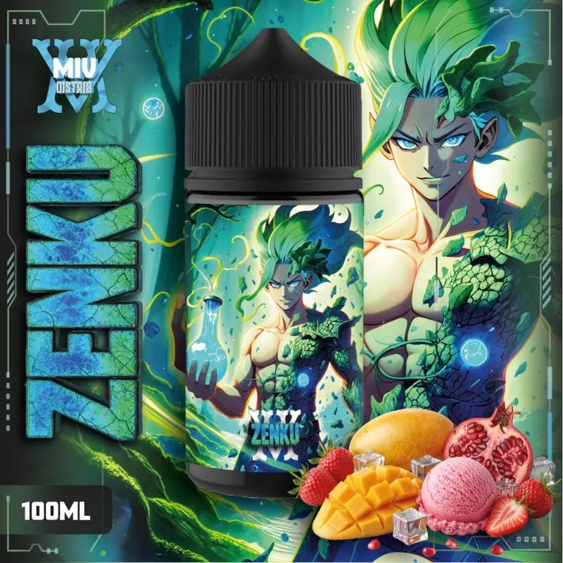 Zenku 100ml MIV by Made in Vape - Mangue, Grenade & Fraise Givrée