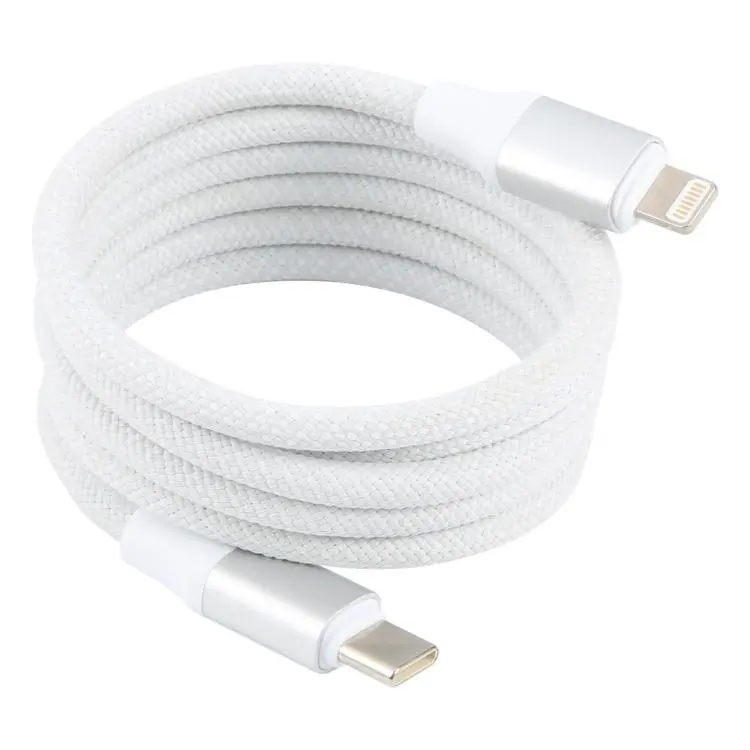 ZGA CB12 27W Type-C to 8 Pin Aluminum Alloy Magnetic Data Cable, Length
