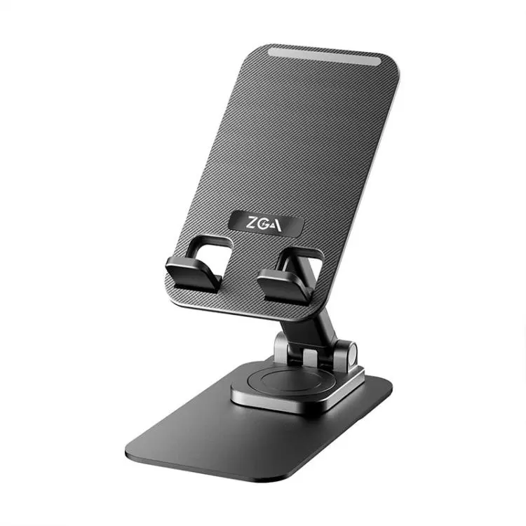 ZGA Z01 Foldable 360 Degree Rotation Desktop Phone Holder(Black)