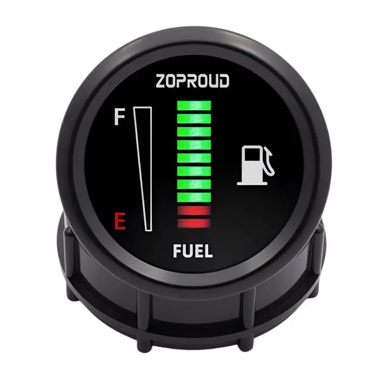 ZOPROUD IS811F 12/24V 52mm Car Fuel Gauge Modified LED Fuel Level Meter For Vehicles