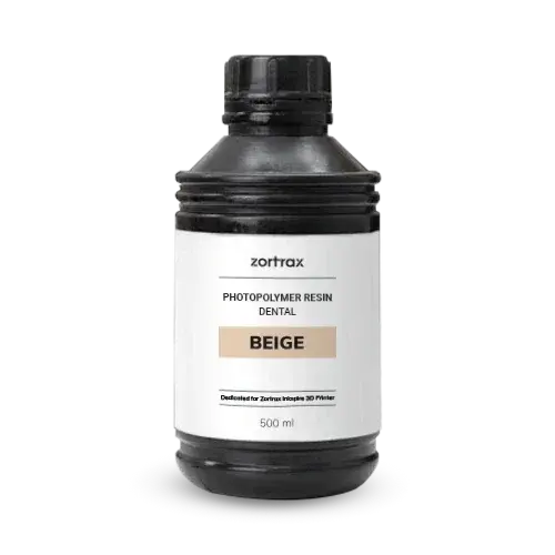 Zortrax UV Resin - Dental - 500ml - Beige