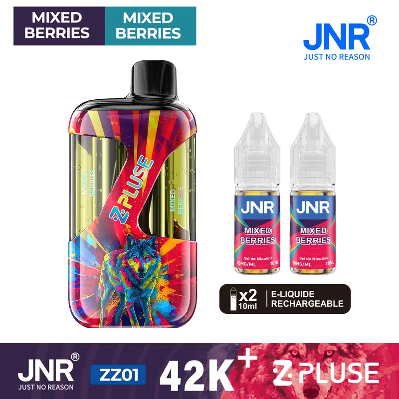 ZPluse 42K JNR – Puff Rechargeable 42000 Bouffées Double Saveur 20mg