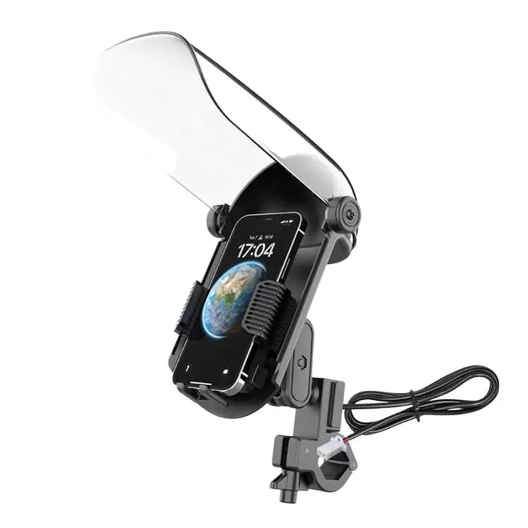 ZYM-MTC Motorcycle & Electric Scooter Phone Mount With Sunshade Rainproof Cover