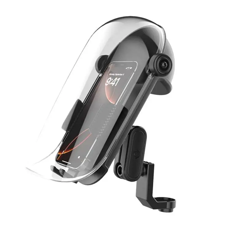 ZYM-MTH Motorcycle & Electric Scooter Phone Mount With Sunshade Rainproof Cover